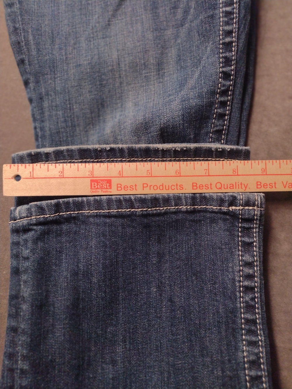 Miss Me 29/30 Buckle JE5351B2R Blue Boot Cut  Embellished Distressed Jeans - Picture 15 of 16